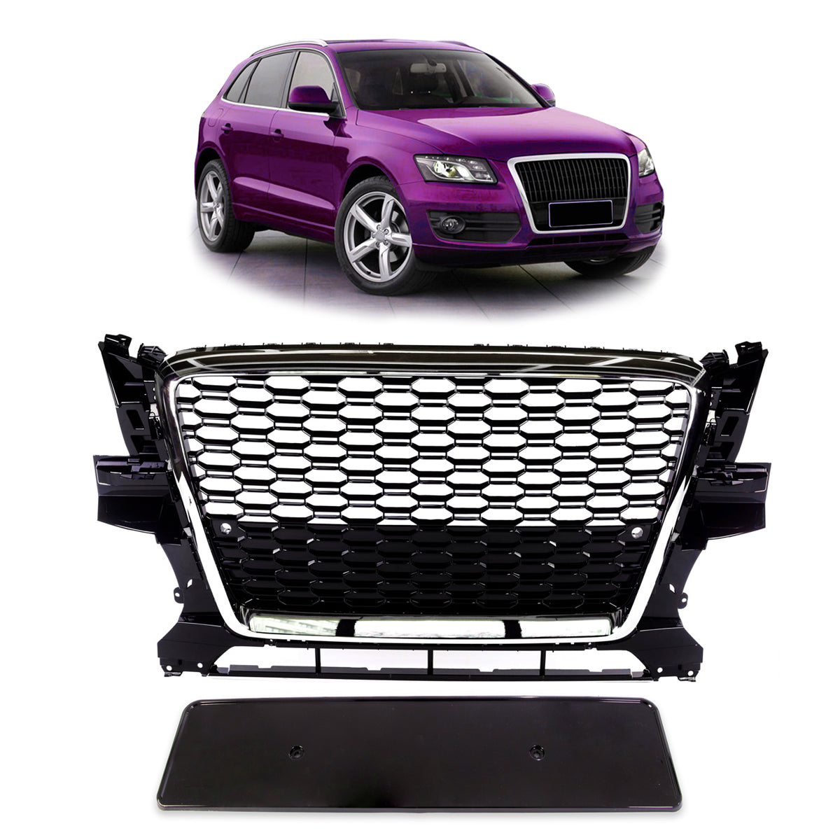 Front Grille Chrome passend für Audi Q5 8R 2008-2012 – Bild 1