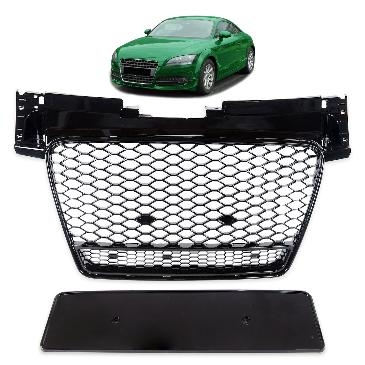 Front Grille Gloss Black passend für Audi TT 8J 2006-2014 – Bild 1