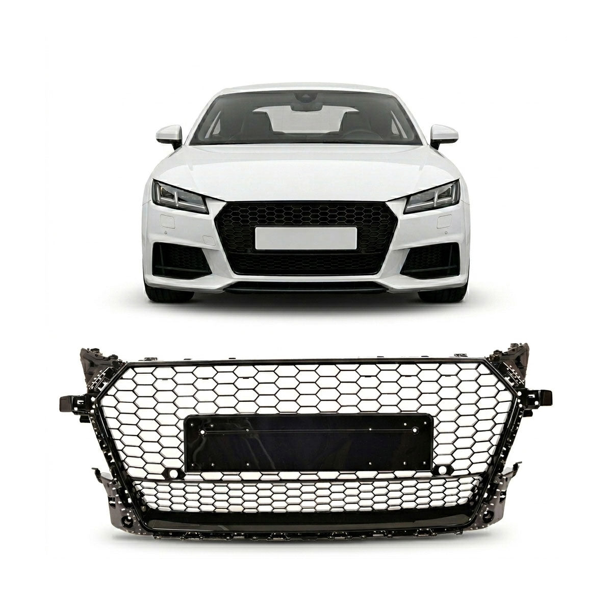 Front Grille Gloss Black passend für Audi TT FV 8S 2014-2018 – Bild 1