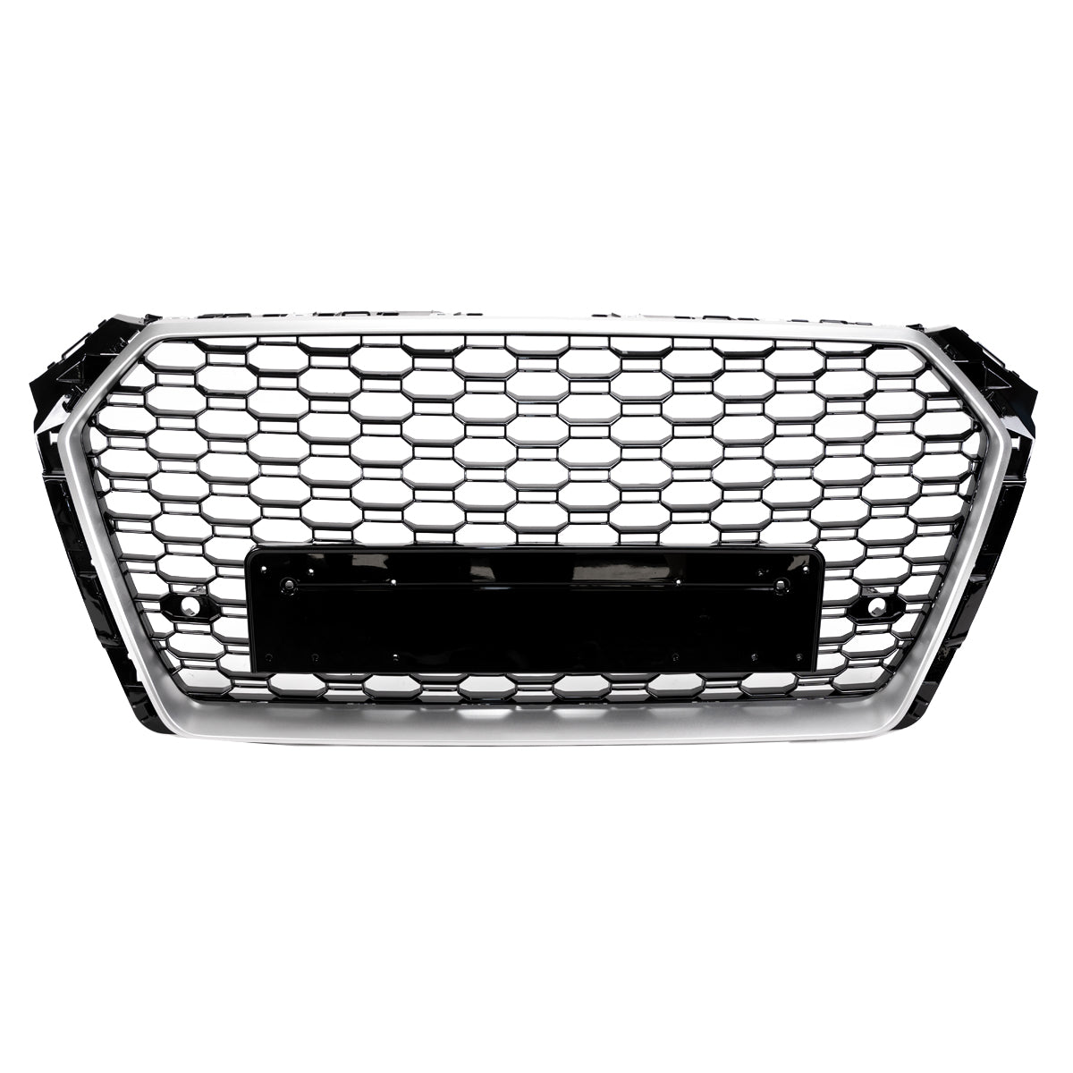 Front Grille Silver passend für Audi A4 B9 8W 2015-2019 – Bild 1
