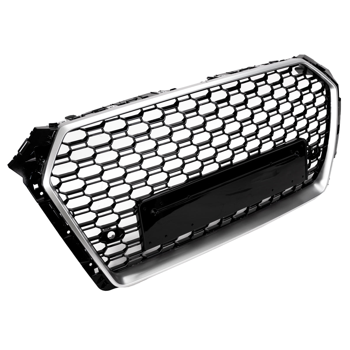 Front Grille Silver passend für Audi A4 B9 8W 2015-2019 – Bild 2