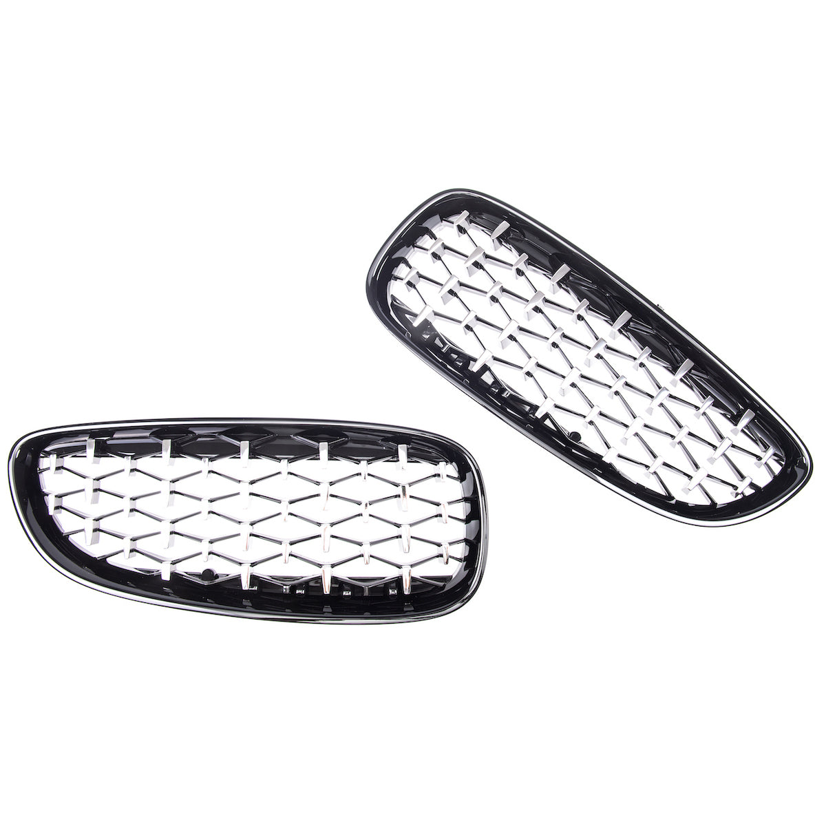 Gloss Black & Chrome Front Grille passend für BMW Z4 (E89) 2009-2016 – Bild 3