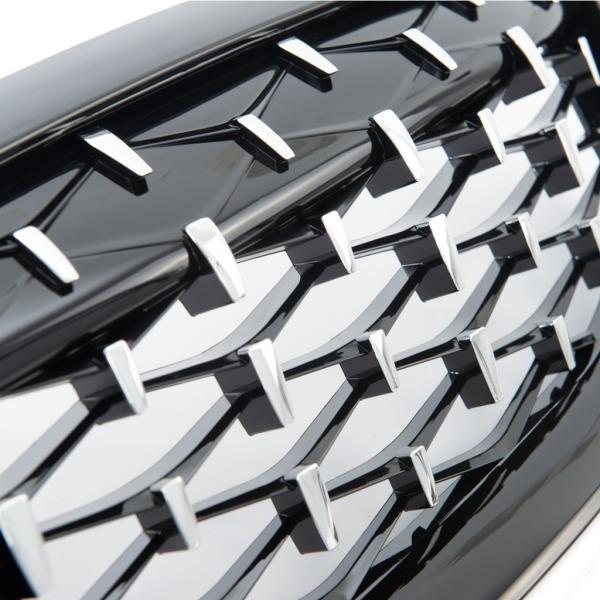 Diamant Wabengrill Kühlergril Schwarz Glanz Chrom Sport passend für BMW 3er G20 G21