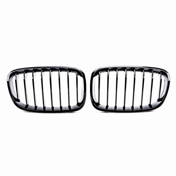 Set Performance Kühlergrill passend für BMW 1er F20 F21 Bj 11-15 passend Schwarz Glanz