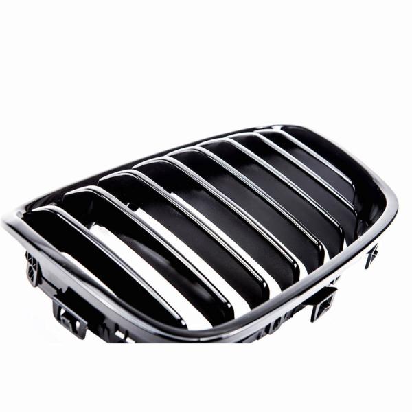 Set Performance Kühlergrill passend für BMW 1er F20 F21 Bj 11-15 passend Schwarz Glanz