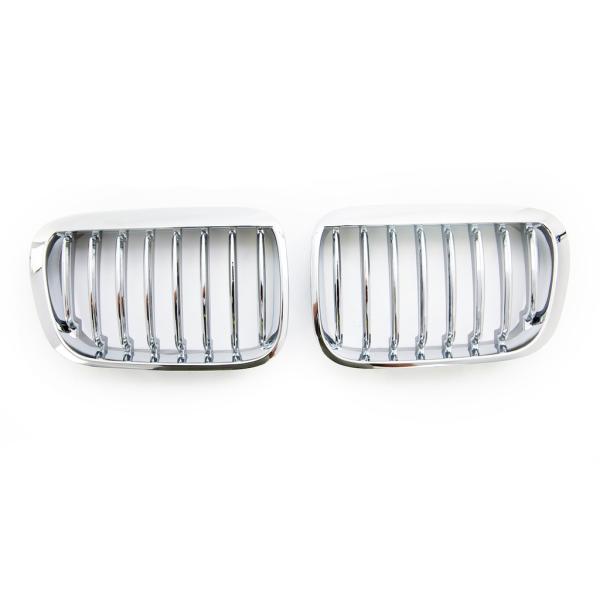 Kühlergrill / Sportgrill chrom passend für BMW 3er E46 Limo, Touring,Compact 98-01