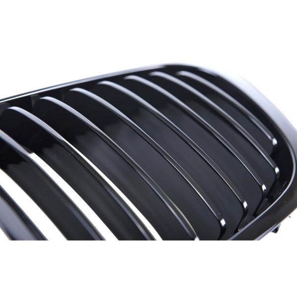Set Sport Kühlergrill Performance schwarz glanz passend für BMW E46 Coupe Cabrio 99-03