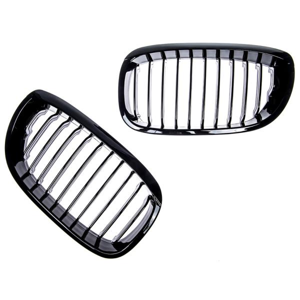 Kühlergrill Performance Schwarz matt passend für BMW E46 Coupe Cabrio Facelift ab 2003