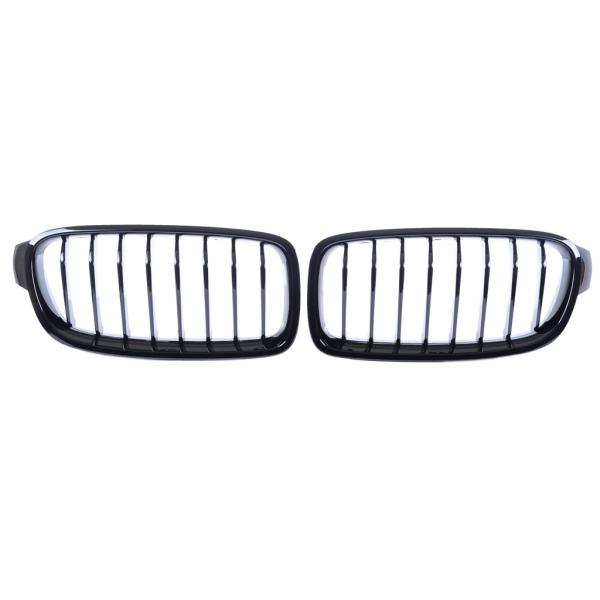 Kühlergrill Sport-Performance komplett hochglanz Schwarz passt passend für BMW F30 F31
