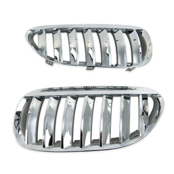 Kühlergrill / Sportgrill chrom passend für BMW 6er E63 E64 03-10 alle Modelle