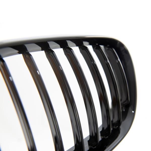 Sportgrill Kühlergrill Single passend für BMW X5 E53 00-03 Hochglanz schwarz
