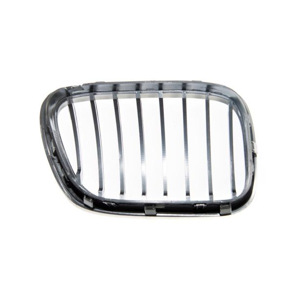 Sportgrill Kühlergrill Single passend für BMW X5 E53 00-03 Hochglanz schwarz