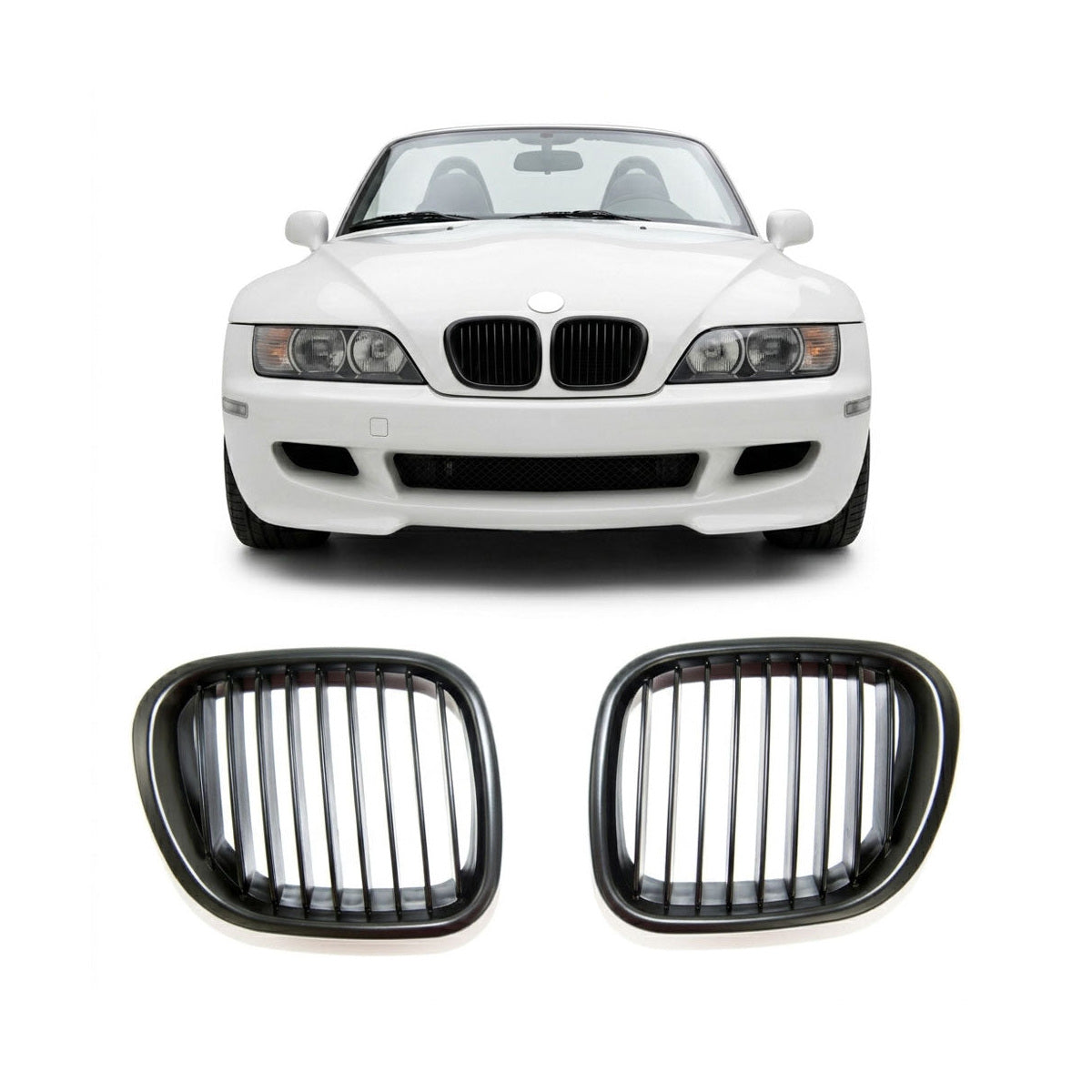 Front Grille Gloss Black passend für BMW Z3 (E36) 1996-2002 – Bild 1