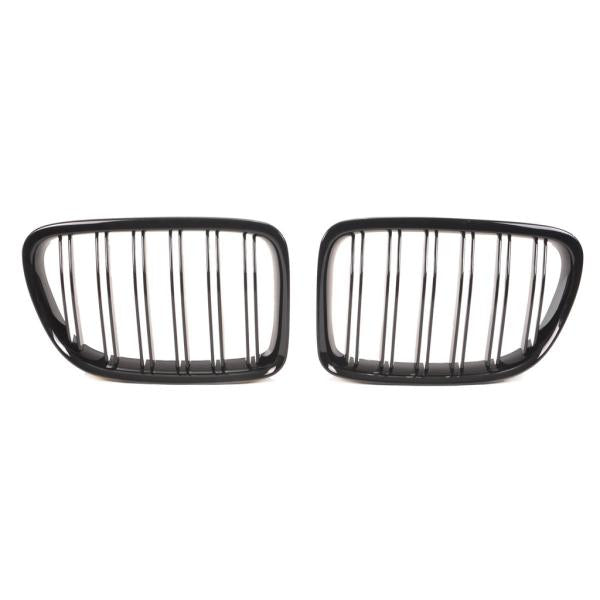 Doppelsteg Kühlergrill Grill Schwarz glänzend passend für BMW X1 E84 ab 09-15 auch M
