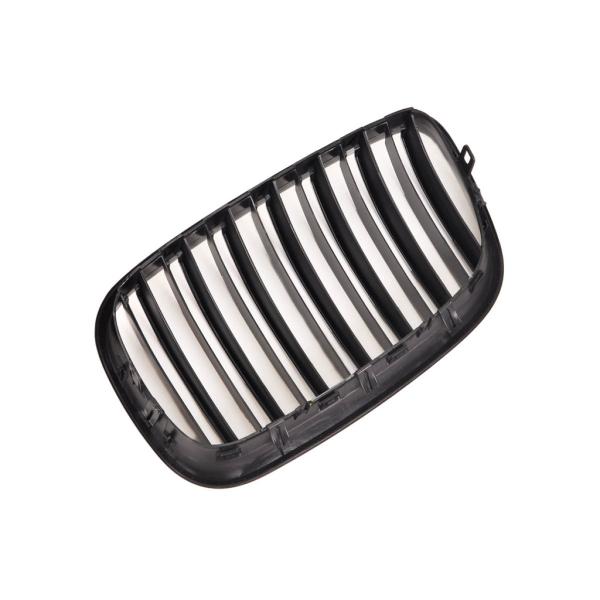 Doppelsteg Kühlergrill Schwarz Glanz Set passt passend für BMW X5 E70 X6 E71 E72 06-13