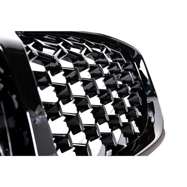 Sportgrill Kühlergrill passend für BMW 1er F40 ab2019 Diamond Hochglanz schwarz