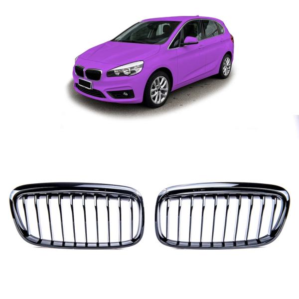 SET Kühlergrill schwarz Glanz passend für BMW 2er Active Tourer F45