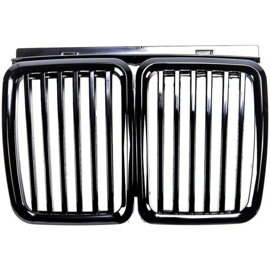 Satz Sport Kühlergrill passend für BMW 3er E30 passend in hochglanz Schwarz alle Modelle