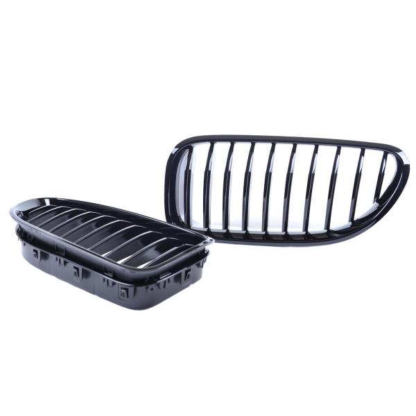 Calandre noir brillant adaptée pour BMW Série 6 F12 F13 F06 Sport-Performance