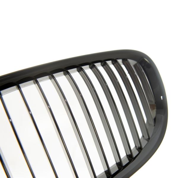 Sportgrill Kühlergrill Single passend für BMW 7er F01/ F02/ F03/ F04 08-15 Hochglanz schwarz