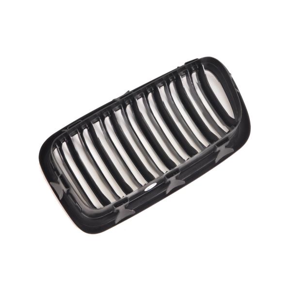Set Doppelsteg Kühlergrill Schwarz GLANZ Performance passt passend für BMW 7er E38 94-02