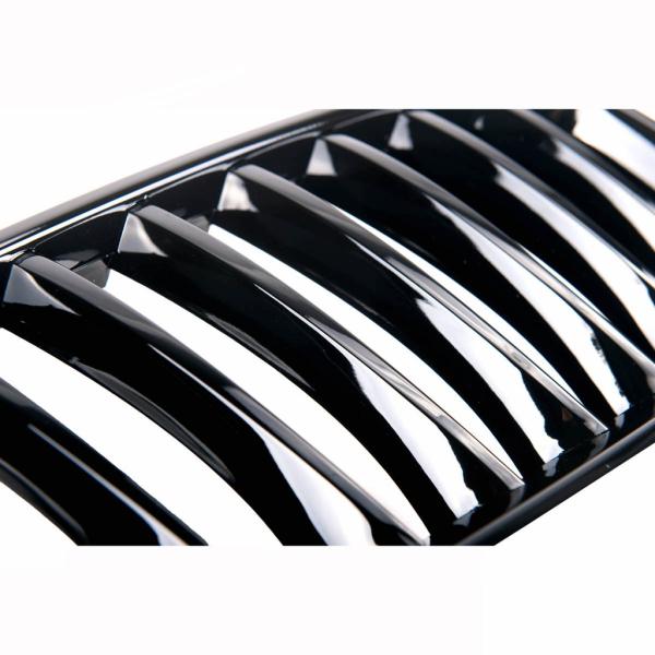 Kühlergrill / Sportgrill Single passend für BMW Z4 E89 schwarz glanz
