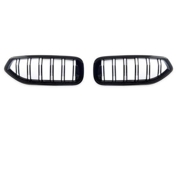 KÜHLERGRILL DOPPELSTEG GRILL PASST passend für BMW Z4 G29 AB 18 SCHWARZ GLANZ