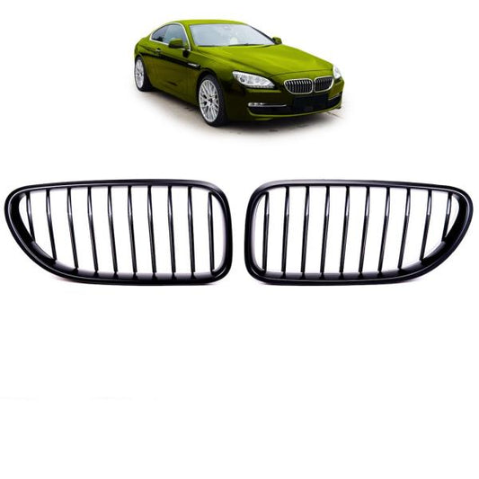 Set Kühlergrill passend für BMW 6er F12 F13 passend Schwarz Matt auch M M6