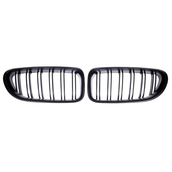 Sportgrill Kühlergrill Doppelsteg passend für BMW 6er F12 / F13 11-18 schwarz/Matt