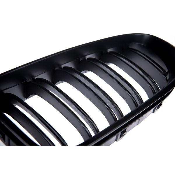 Sportgrill Kühlergrill Doppelsteg passend für BMW 6er F12 / F13 11-18 schwarz/Matt