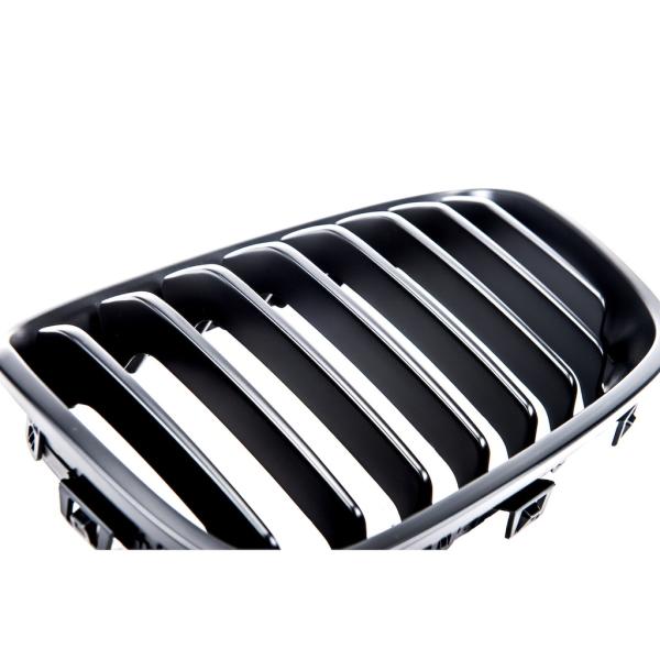 SET Performance Kühlergrill Grill Schwarz Matt passend für BMW 1er F20 F21 2011-2015