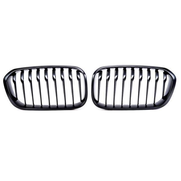 Sportgrill Kühlergrill Single passend für BMW 1er F20 / F21 15-19 schwarz/Matt
