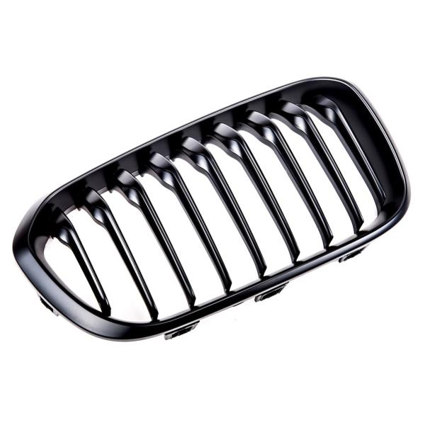 Sportgrill Kühlergrill Single passend für BMW 1er F20 / F21 15-19 schwarz/Matt