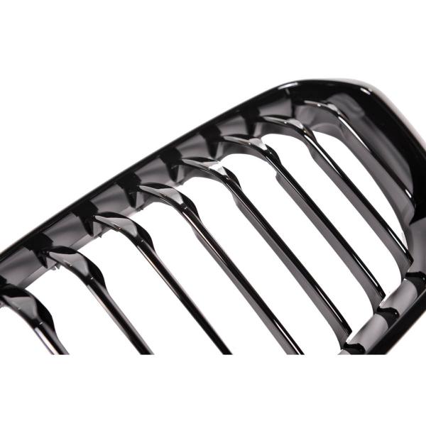 Sportgrill Kühlergrill passend für BMW 1er F20 / F21 15-19 Hochglanz schwarz