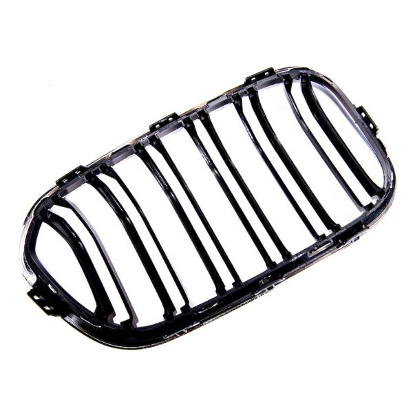 Sportgrill Kühlergrill Doppelsteg passend für BMW 1er F20 / F21 15-19 schwarz/chrom