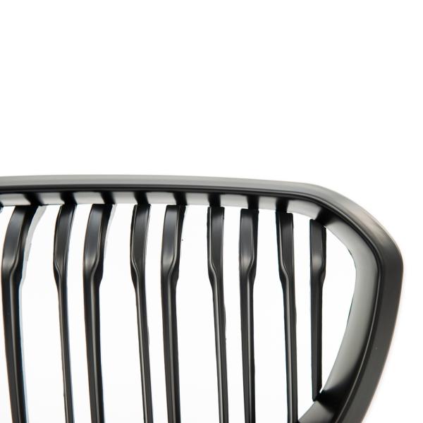 Sportgrill Kühlergrill Doppelsteg passend für BMW 1er F20 / F21 15-19 schwarz/Matt