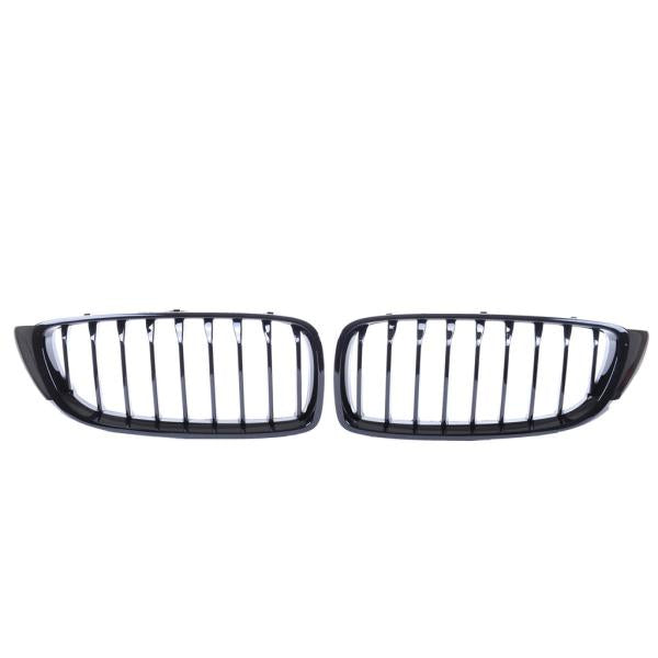 Sportgrill Kühlergrill Single passend für BMW 4er F32 / F33 / F34 13-21 Hochglanz schwarz