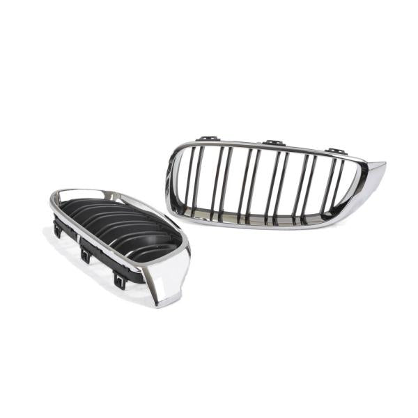 Sportgrill Kühlergrill passend für BMW 4er F32 / F33 / F36 13-21 schwarz/chrom