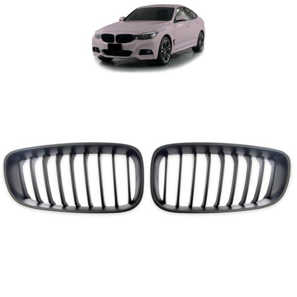 Sportgrill Kühlergrill Single passend für BMW 3er F34 Gran Turismo 13-20 schwarz/Matt