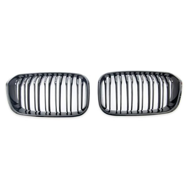 Sportgrill Kühlergrill Doppelsteg passend für BMW 3er F34 Gran Turismo 13-20 glanz schwarz
