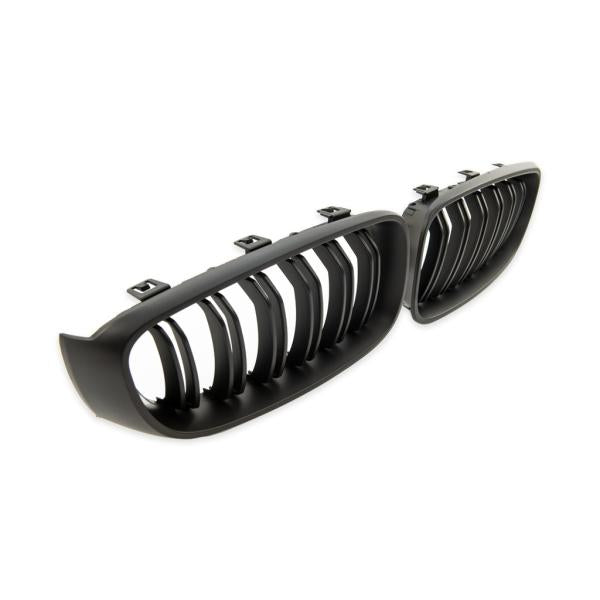 KÜHLERGRILL GRILL DOPPELSTEG passend für BMW 3ER F34 GRAN TURISMO AB 13-20 SCHWARZ MATT