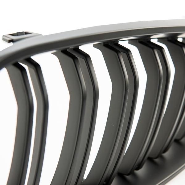 KÜHLERGRILL GRILL DOPPELSTEG passend für BMW 3ER F34 GRAN TURISMO AB 13-20 SCHWARZ MATT