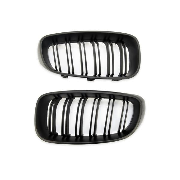 KÜHLERGRILL GRILL DOPPELSTEG passend für BMW 3ER F34 GRAN TURISMO AB 13-20 SCHWARZ MATT