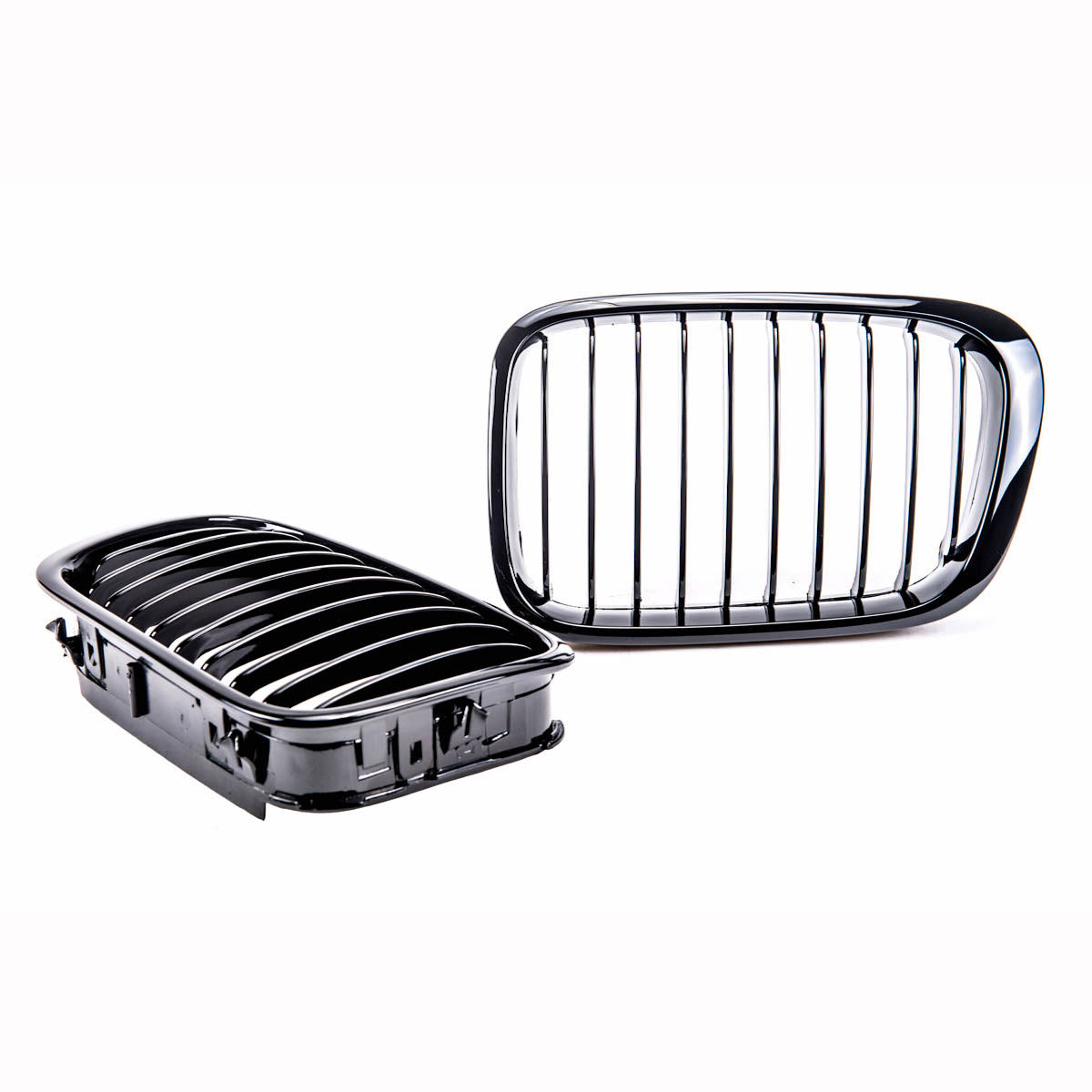 Front Grille Gloss Black Single Line passend für BMW 3 Series E46 1998-2001 – Bild 3