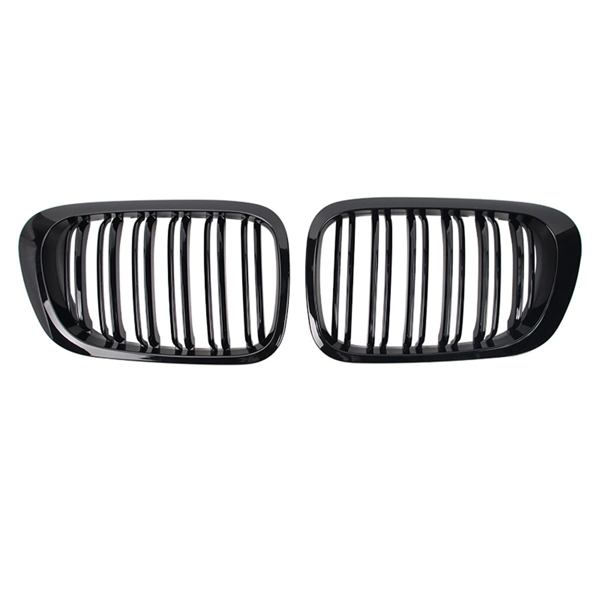 Front Grille Gloss Black Dual Line passend für BMW 3 Series E46 1999-2003 – Bild 1