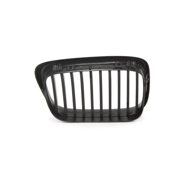 Sportgrill Kühlergrill Single passend für BMW 5er E39 95-03 schwarz/Matt