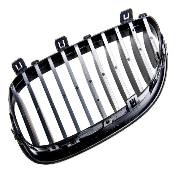 Sportgrill Kühlergrill Singel passend für BMW 5er E60 / E61 03-10 glanz schwarz