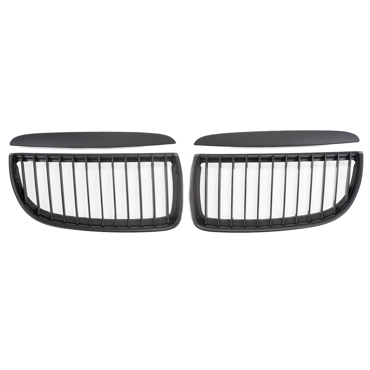 Matt Black Single Line Front Grille passend für BMW 3 Series E90 E91 2005-2008 – Bild 2