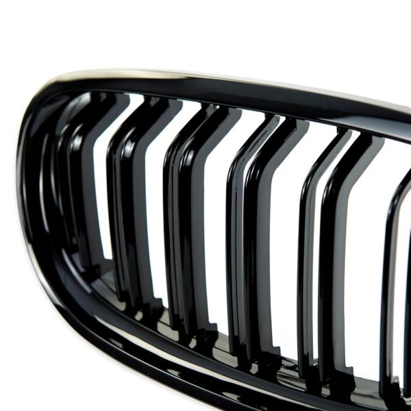 Sportgrill Kühlergrill Doppelsteg passend für BMW 3er E90 / E91 08-12 Hochglanz schwarz