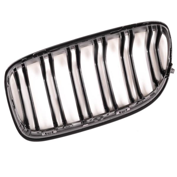 Sportgrill Kühlergrill Doppelsteg passend für BMW 3er E90 / E91 08-11 schwarz Matt